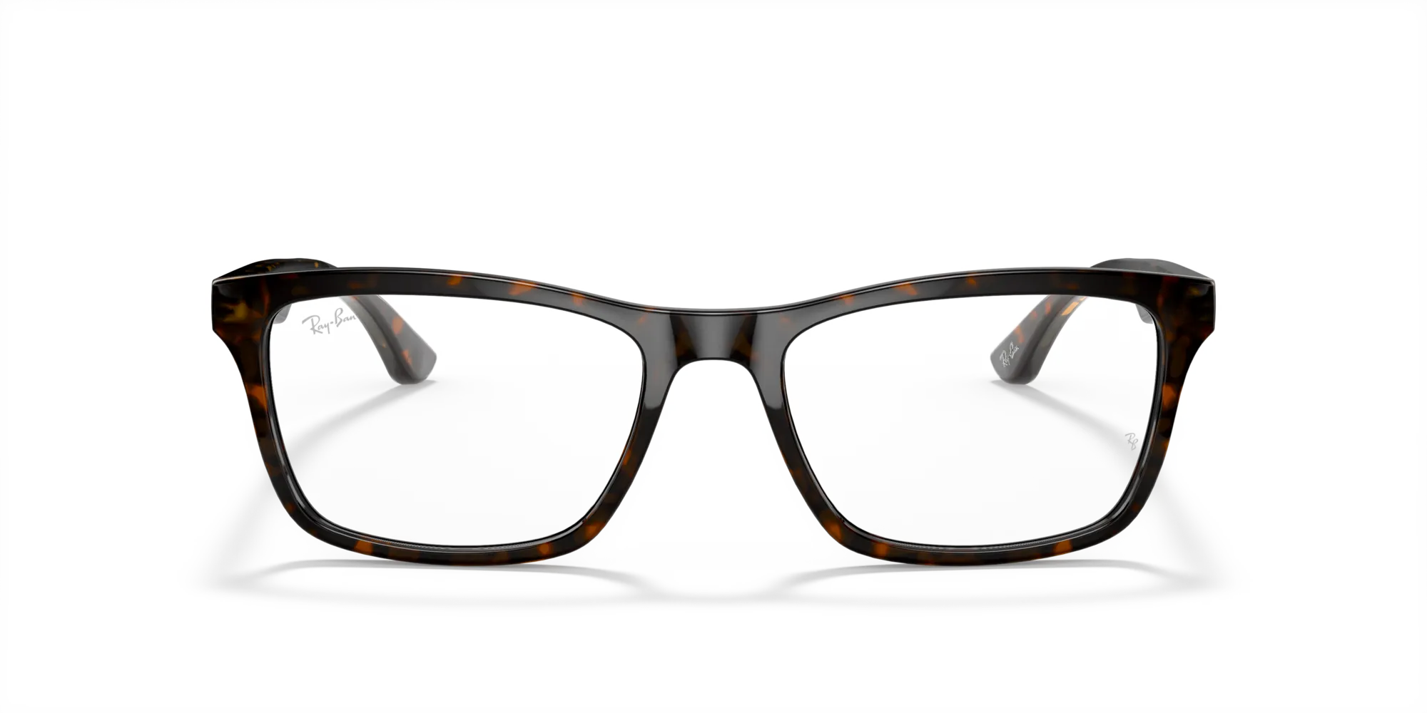Ray - Ban RX5279 2012 Montature da vista Acetato Marrone Trasparente Squadrata Normale - immagine 3