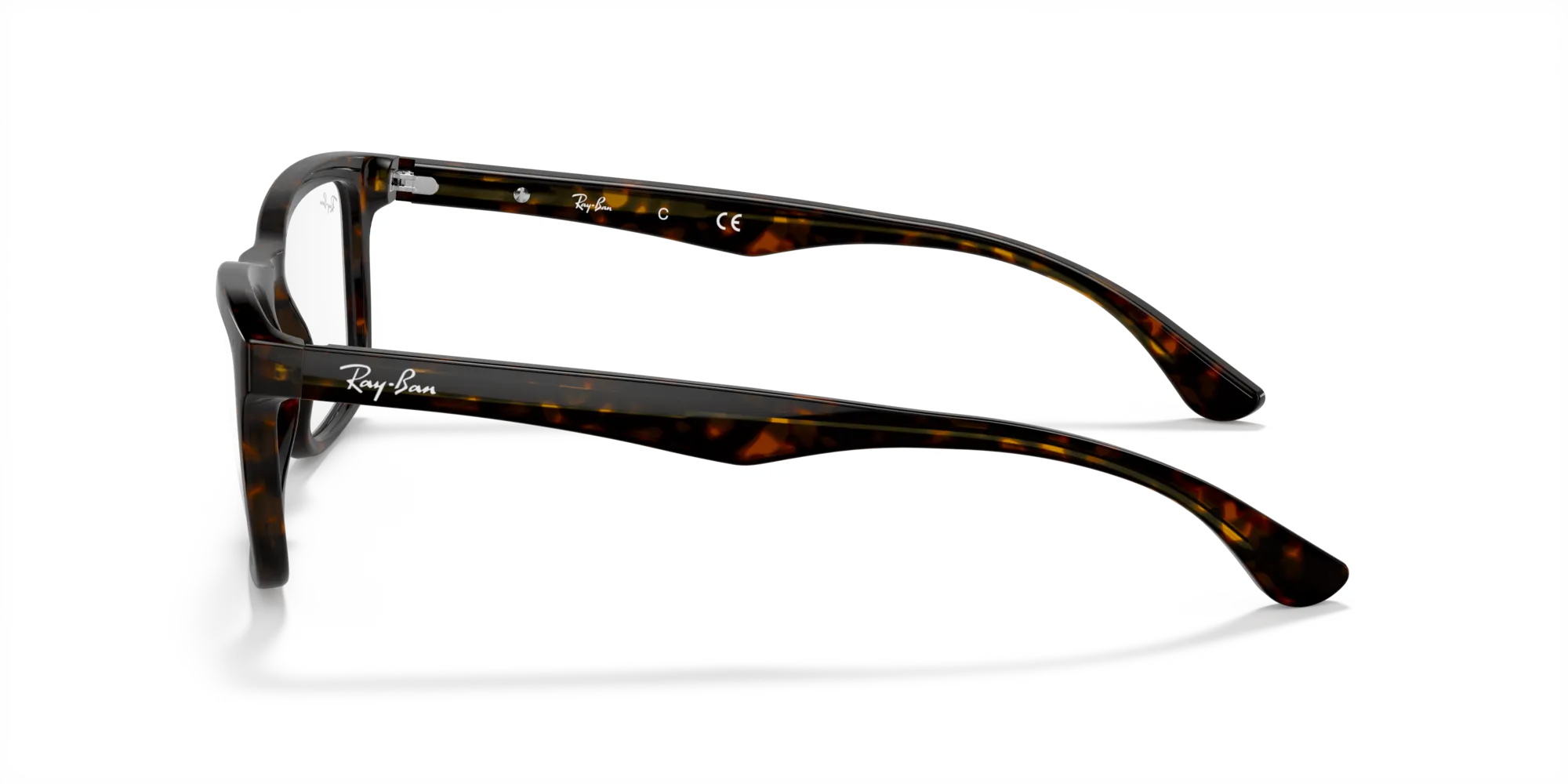 Ray - Ban RX5279 2012 Montature da vista Acetato Marrone Trasparente Squadrata Normale - immagine 4