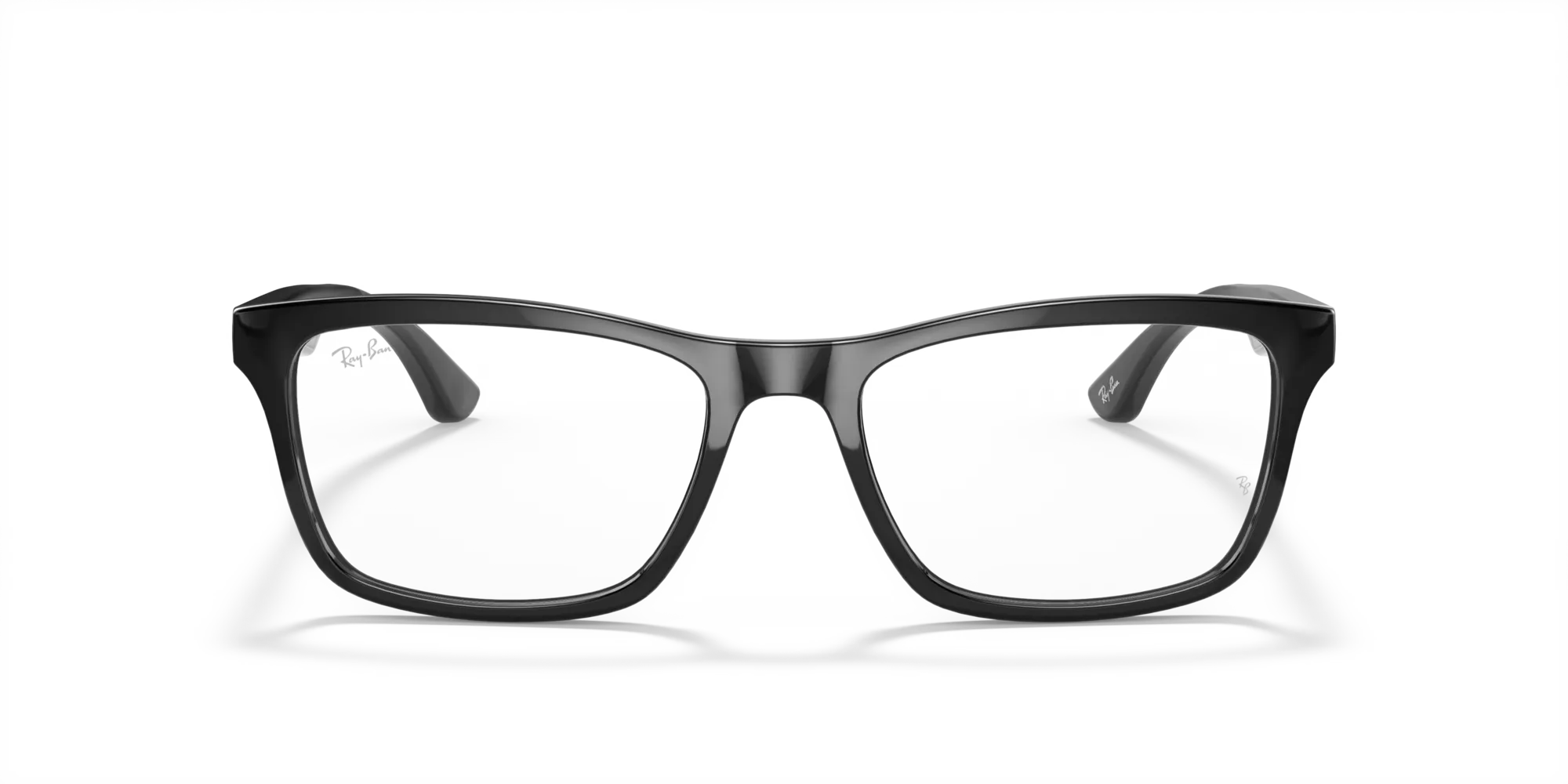 Ray - Ban RX5279 2000 Montature da vista Acetato Nero Trasparente Squadrata Normale - immagine 3