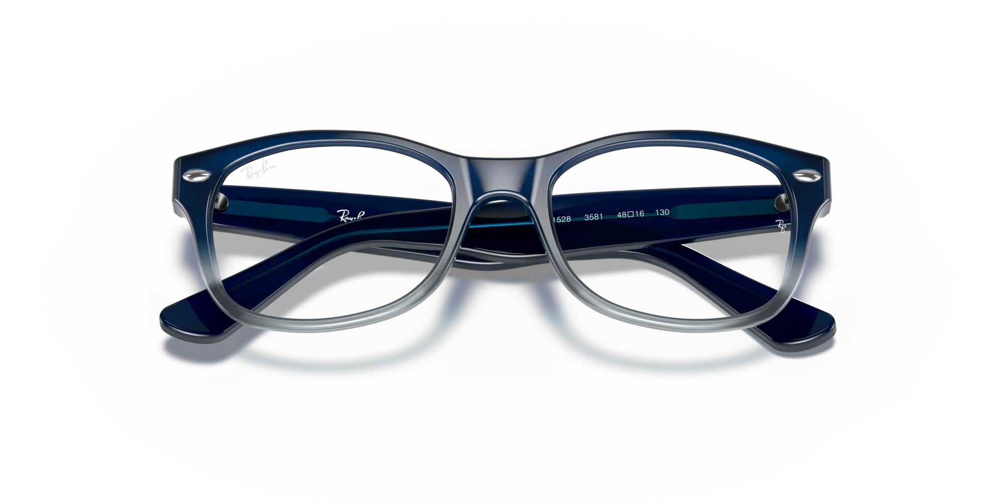 Ray - Ban RY1528 3581 Montature da vista bambino Plastica Blu Squadrata - immagine 2