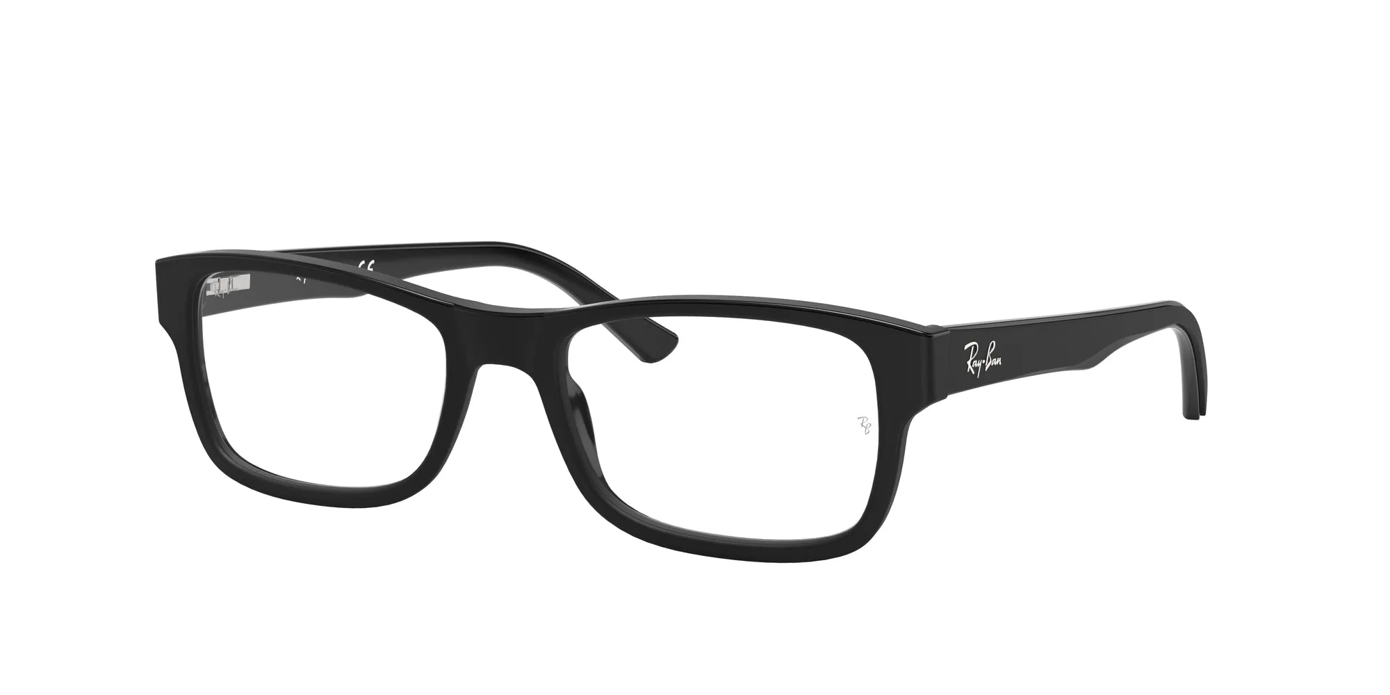 Ray - Ban RX5268 5119 Montature da vista Acetato Nero Trasparente Squadrata Normale - immagine 1