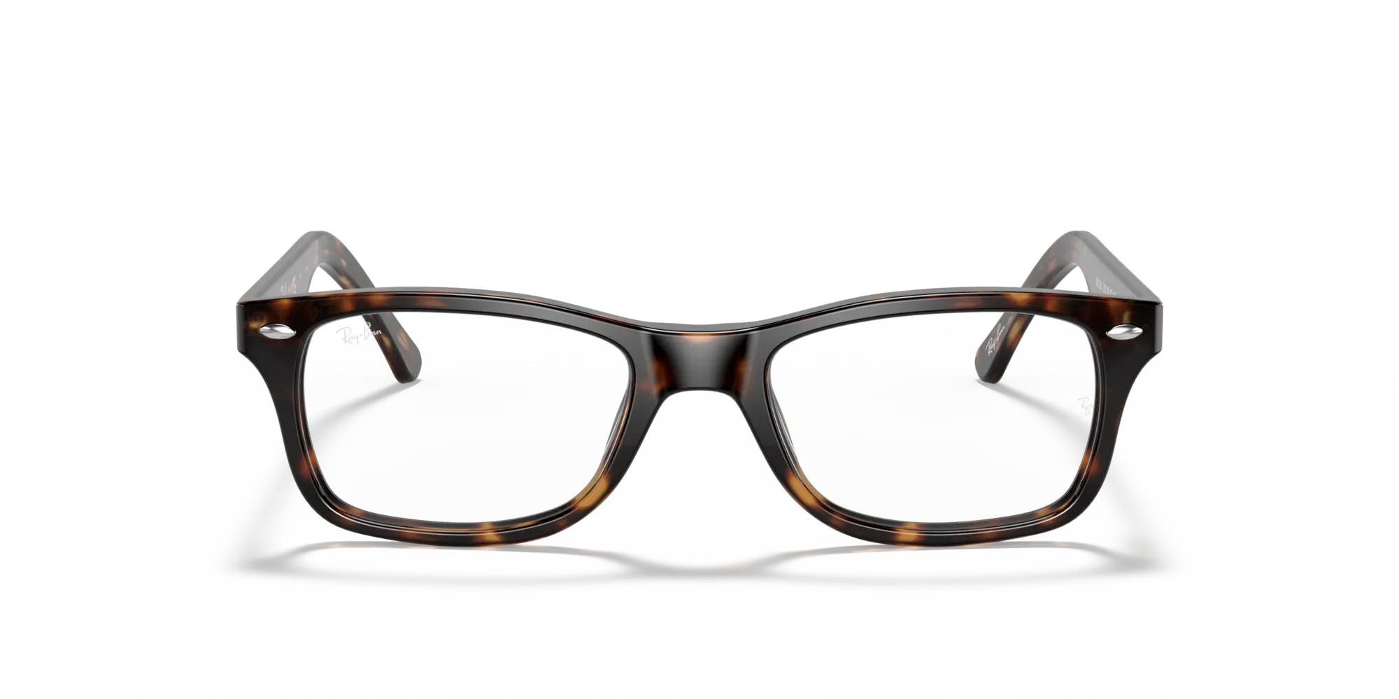 Ray - Ban RX5228 2012 Montature da vista Acetato Marrone Trasparente Squadrata Normale - immagine 3