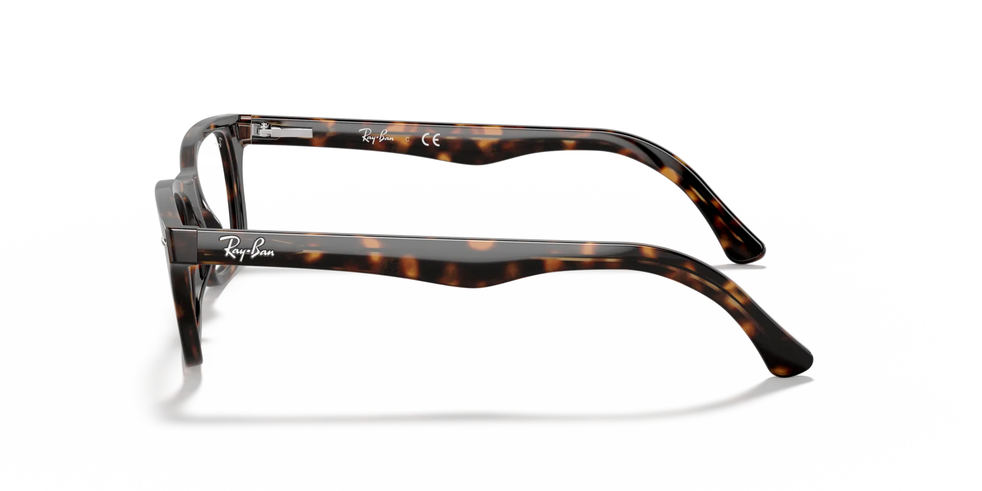 Ray - Ban RX5228 2012 Montature da vista Acetato Marrone Trasparente Squadrata Normale - immagine 4