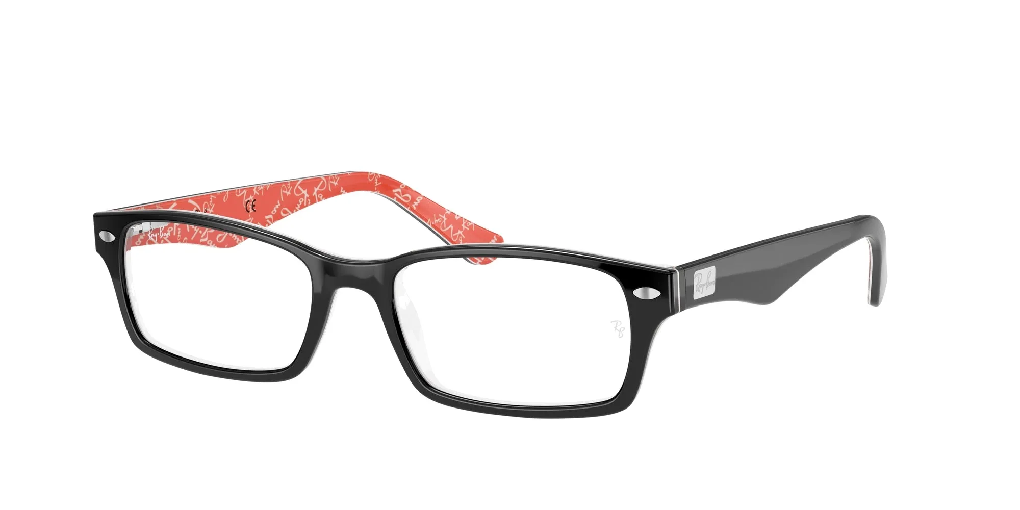 Ray - Ban RX5206 2479 Montature da vista Acetato Nero Trasparente Squadrata Normale - immagine 1