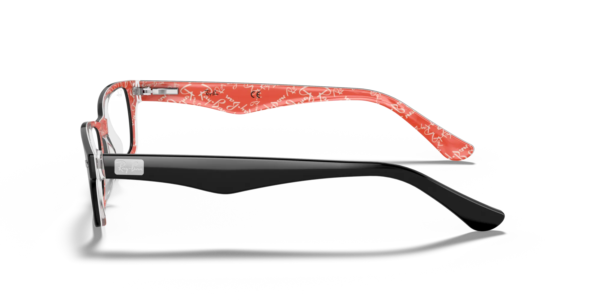 Ray - Ban RX5206 2479 Montature da vista Acetato Nero Trasparente Squadrata Normale - immagine 4