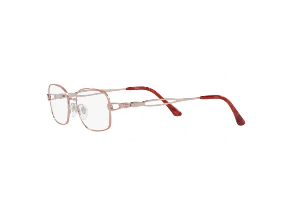 Sferoflex Donna SF2580B 489 Montature da vista Metallo Rosa Squadrata - immagine 3