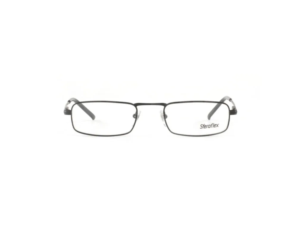 Sferoflex Uomo SF2201 136 Montature da vista Metallo Nero Squadrata - immagine 2
