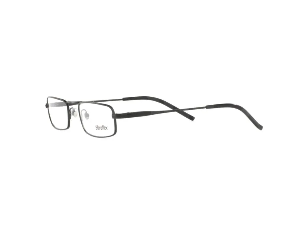 Sferoflex Uomo SF2201 136 Montature da vista Metallo Nero Squadrata - immagine 4