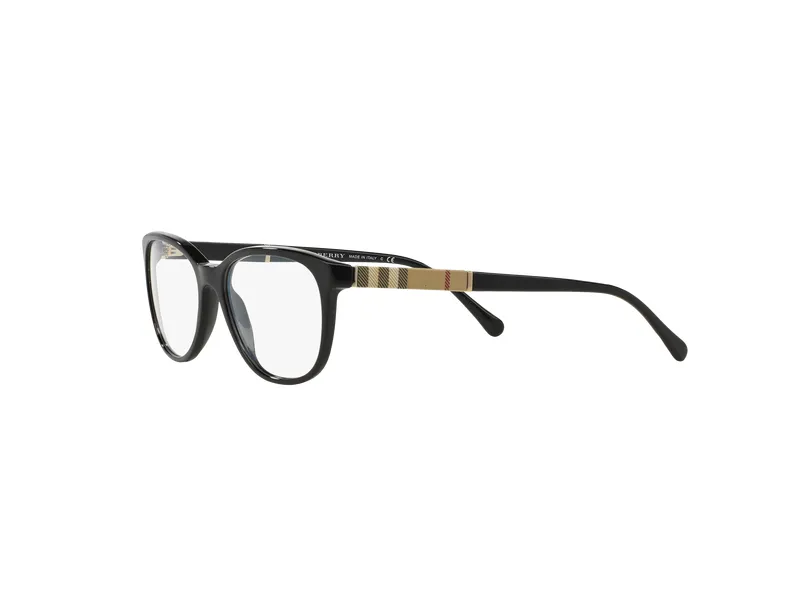 Burberry BE2172 3001 Montature da vista Acetato Nero Squadrata Normale - immagine 3