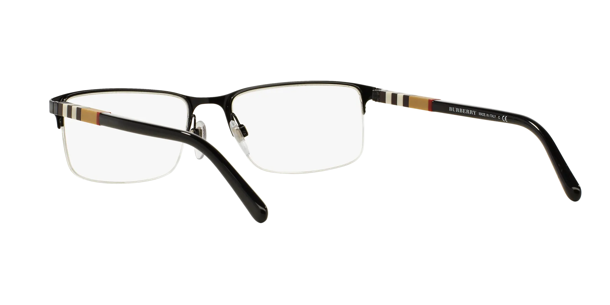 Burberry BE1282 1001 Montature da vista Metallo Nero Squadrata Normale - immagine 4