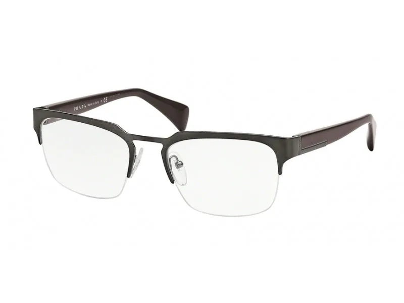Prada PR 66QV L METAL SL31O1 Montature da vista outlet Metallo Nero Squadrata - immagine 1