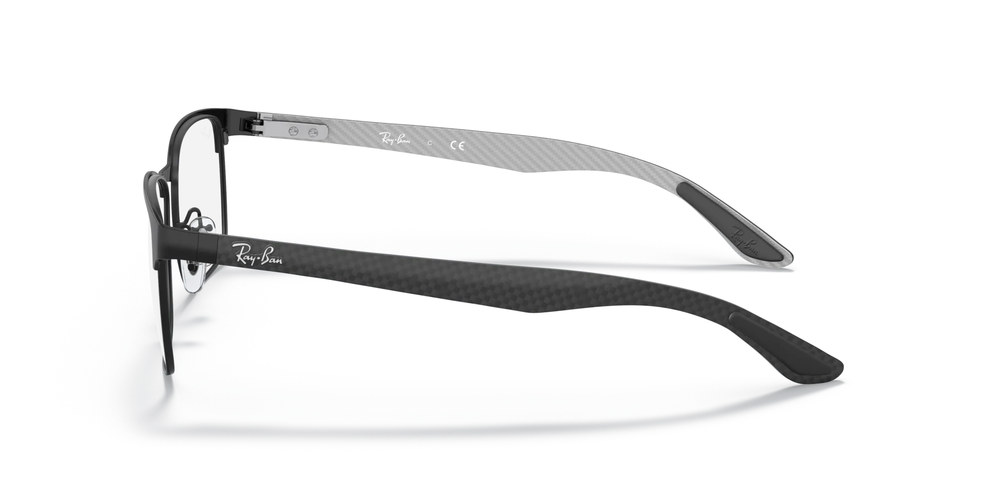 Ray - Ban RX8416 2916 Montature da vista Metallo Nero Trasparente Squadrata Normale - immagine 4