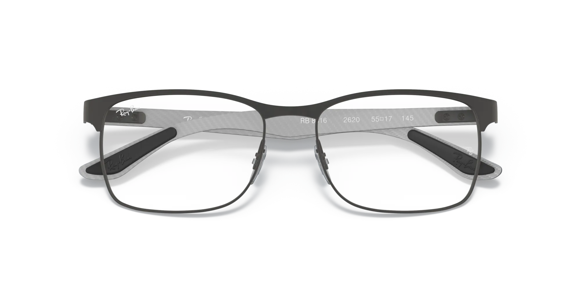 Ray - Ban RX8416 2620 Montature da vista Metallo Grigio Trasparente Squadrata Normale - immagine 2