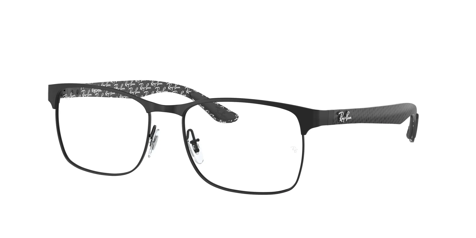 Ray - Ban RX8416 2503 Montature da vista Metallo Nero Trasparente Squadrata Normale - immagine 1