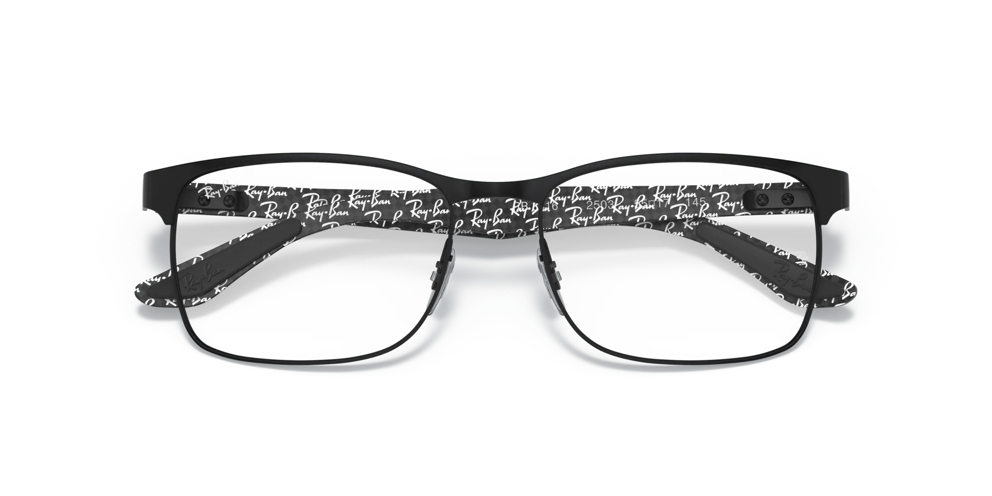 Ray - Ban RX8416 2503 Montature da vista Metallo Nero Trasparente Squadrata Normale - immagine 2