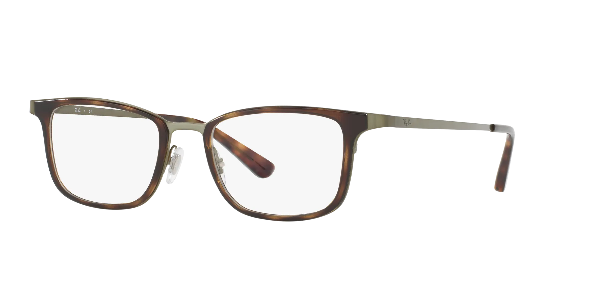 Ray - Ban RX6373M 2923 Montature da vista Metallo Havana Squadrata - immagine 1