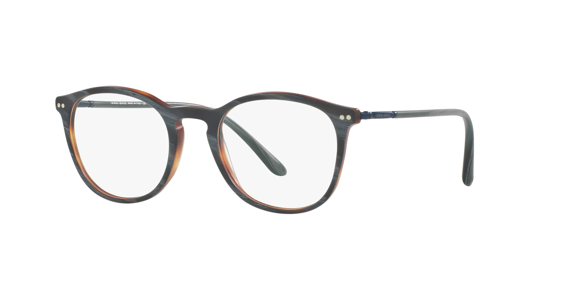 Giorgio Armani AR7125 5570 MATTE GREY HORN Montature da vista Acetato Grigio Pantos Normale - immagine 1
