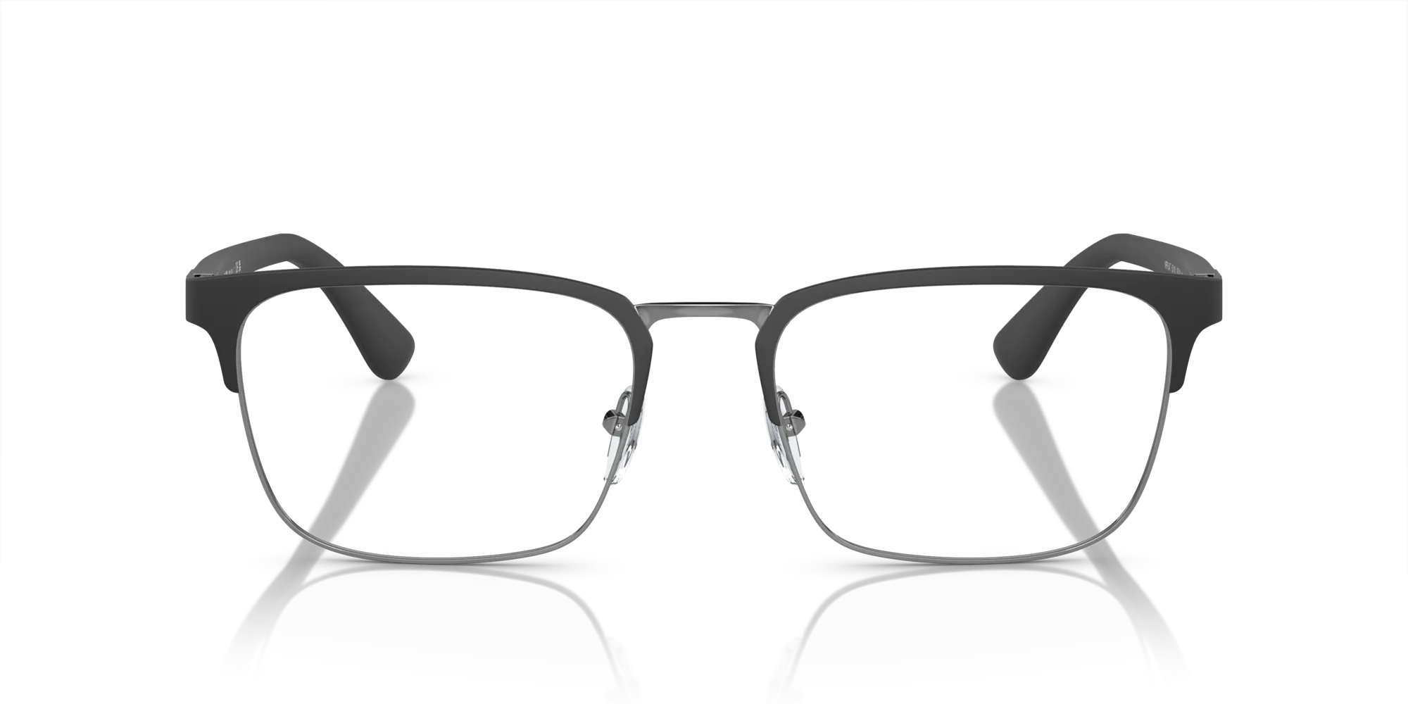 Prada PR 54TV HERITAGE 1BO1O1 Montature da vista Metallo Nero Squadrata Normale - immagine 3