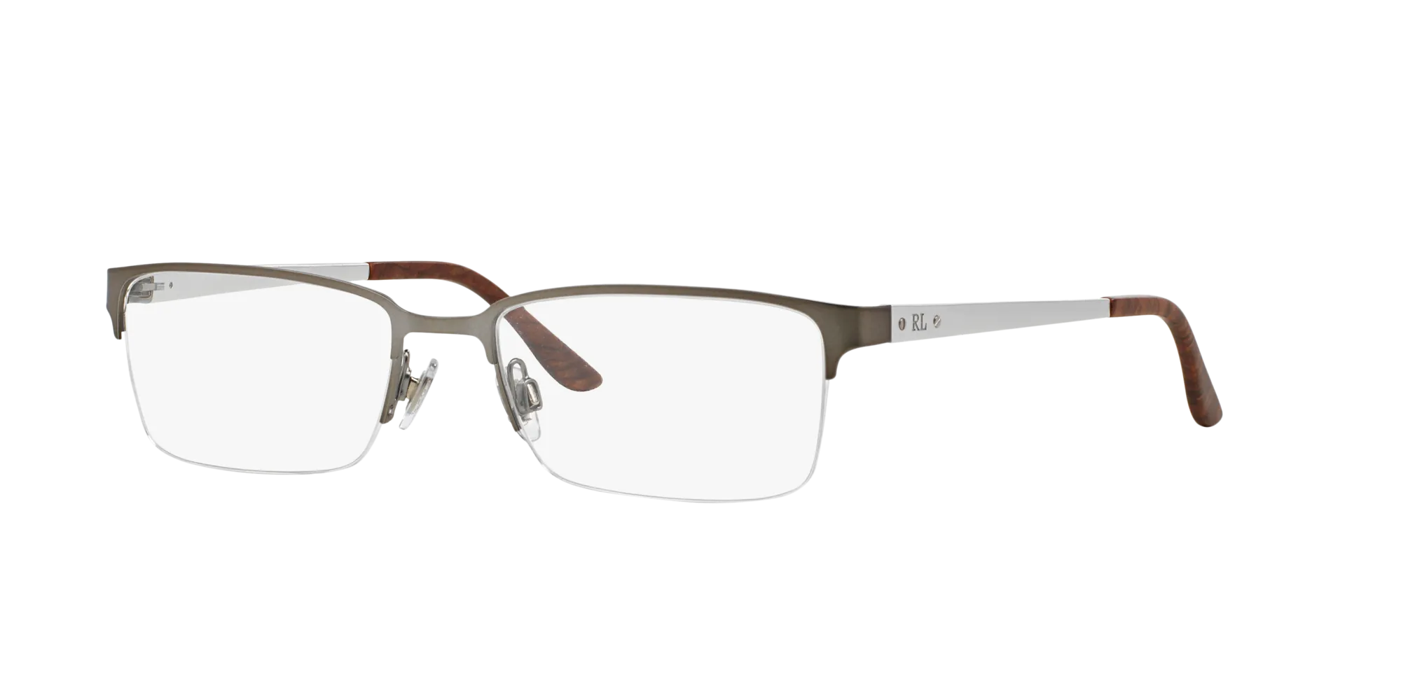 Ralph Lauren RL5089 9282 SEMI SHINY GUNMETAL Montature da vista Metallo Grigio Squadrata Normale - immagine 1