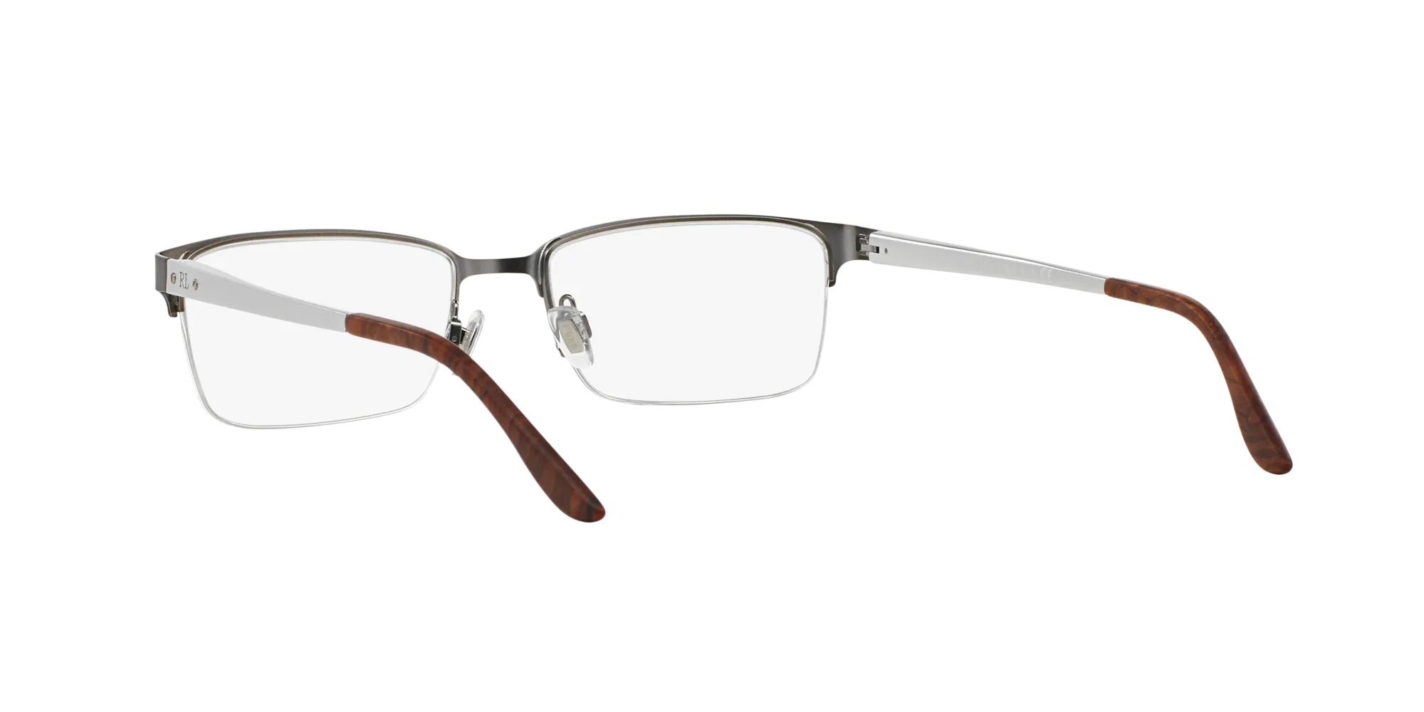 Ralph Lauren RL5089 9282 SEMI SHINY GUNMETAL Montature da vista Metallo Canna di fucile Squadrata - immagine 4