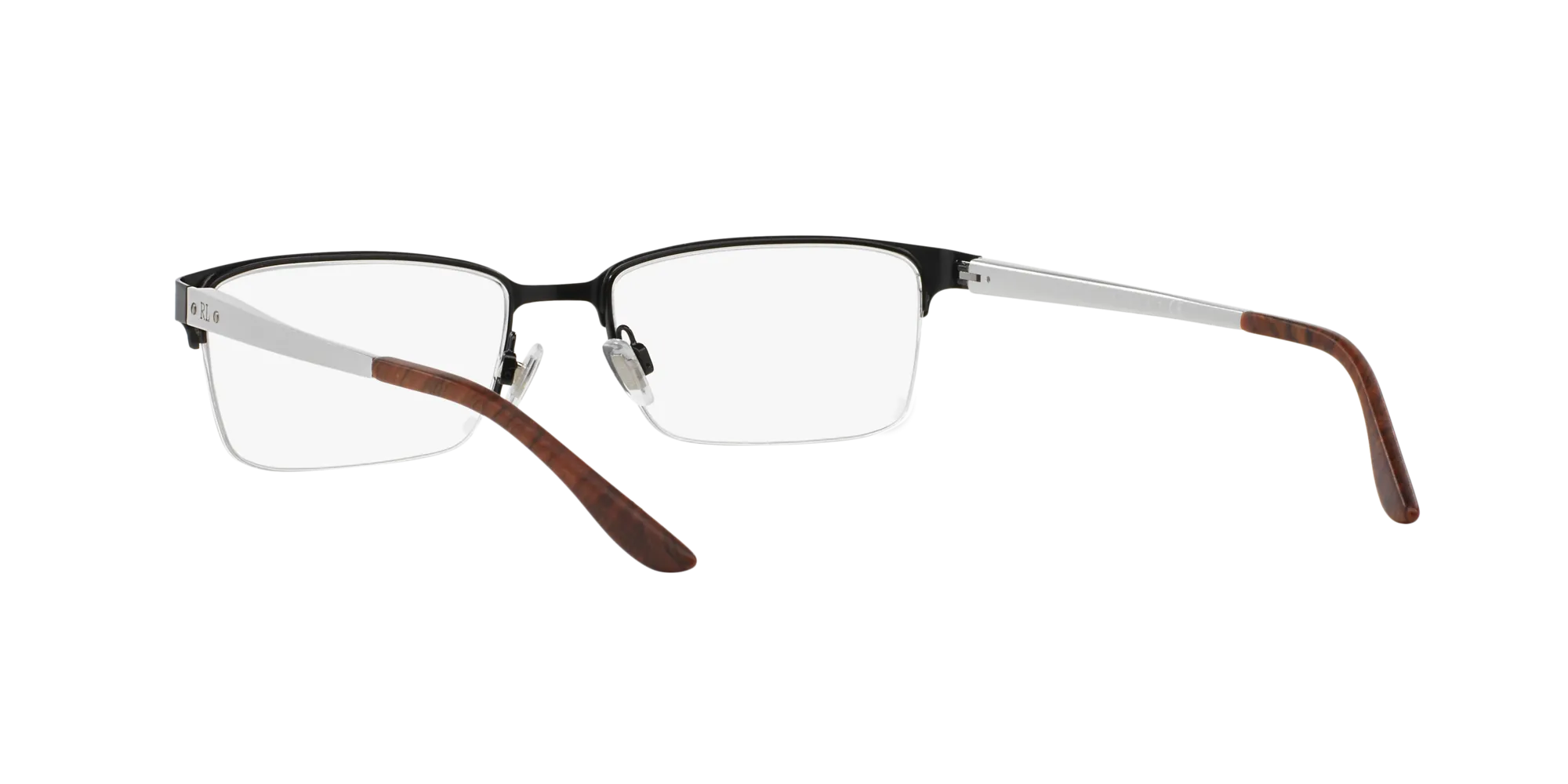 Ralph Lauren RL5089 9281 SEMI SHINY BLACK Montature da vista Metallo Nero Squadrata - immagine 4