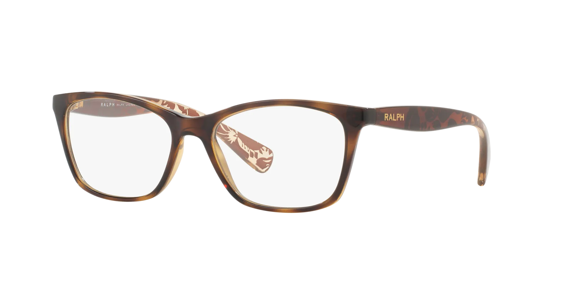 Ralph Lauren RA7071 502 Montature da vista Iniettato Marrone Cat Eye Normale - immagine 1