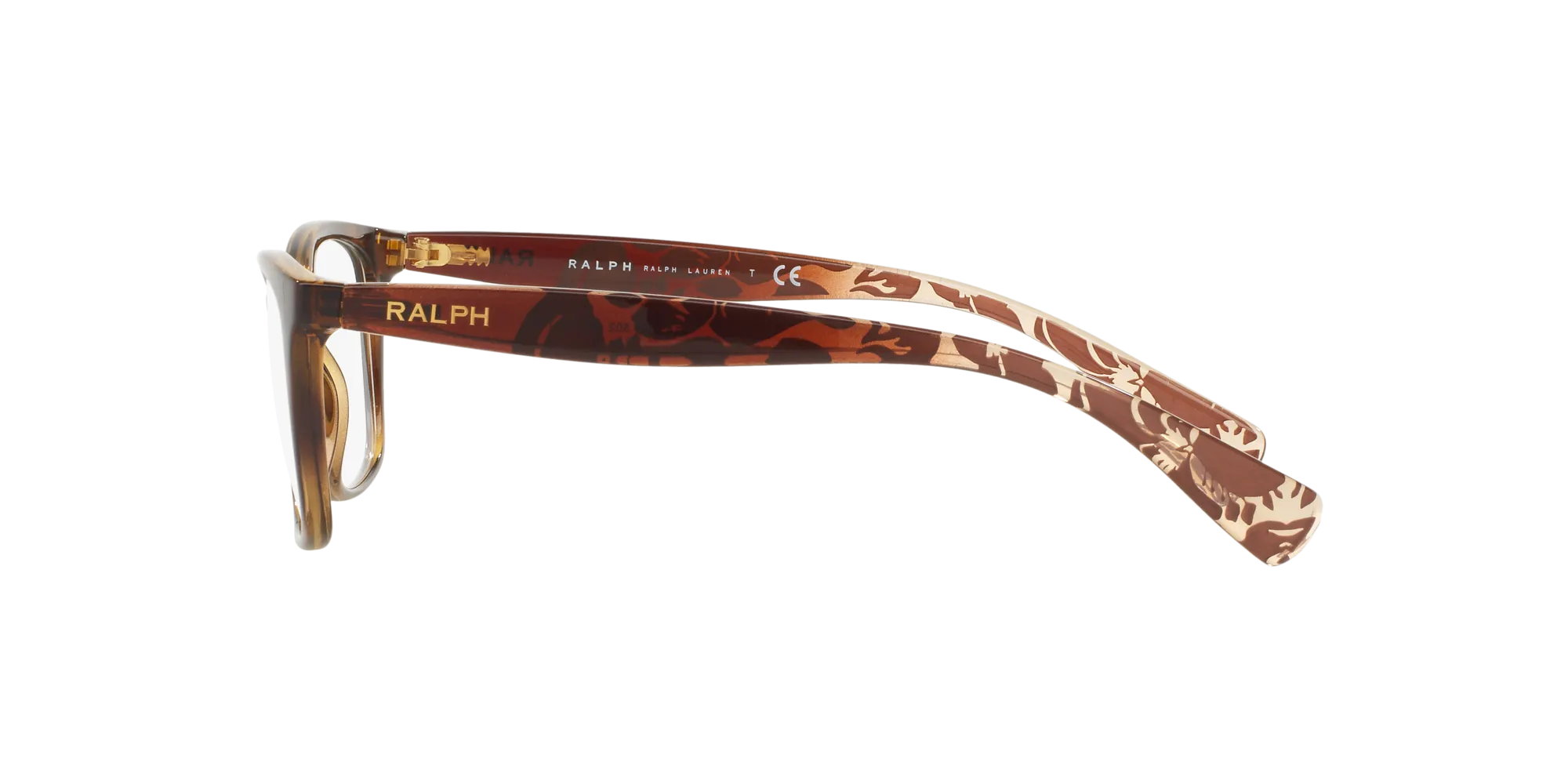 Ralph Lauren RA7071 502 Montature da vista Iniettato Marrone Cat Eye Normale - immagine 3