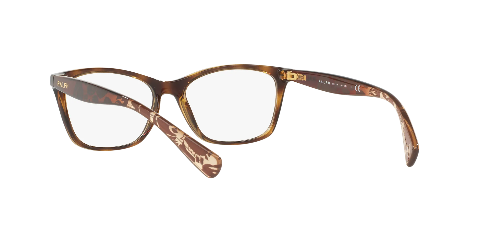 Ralph Lauren RA7071 502 Montature da vista Iniettato Marrone Cat Eye Normale - immagine 4