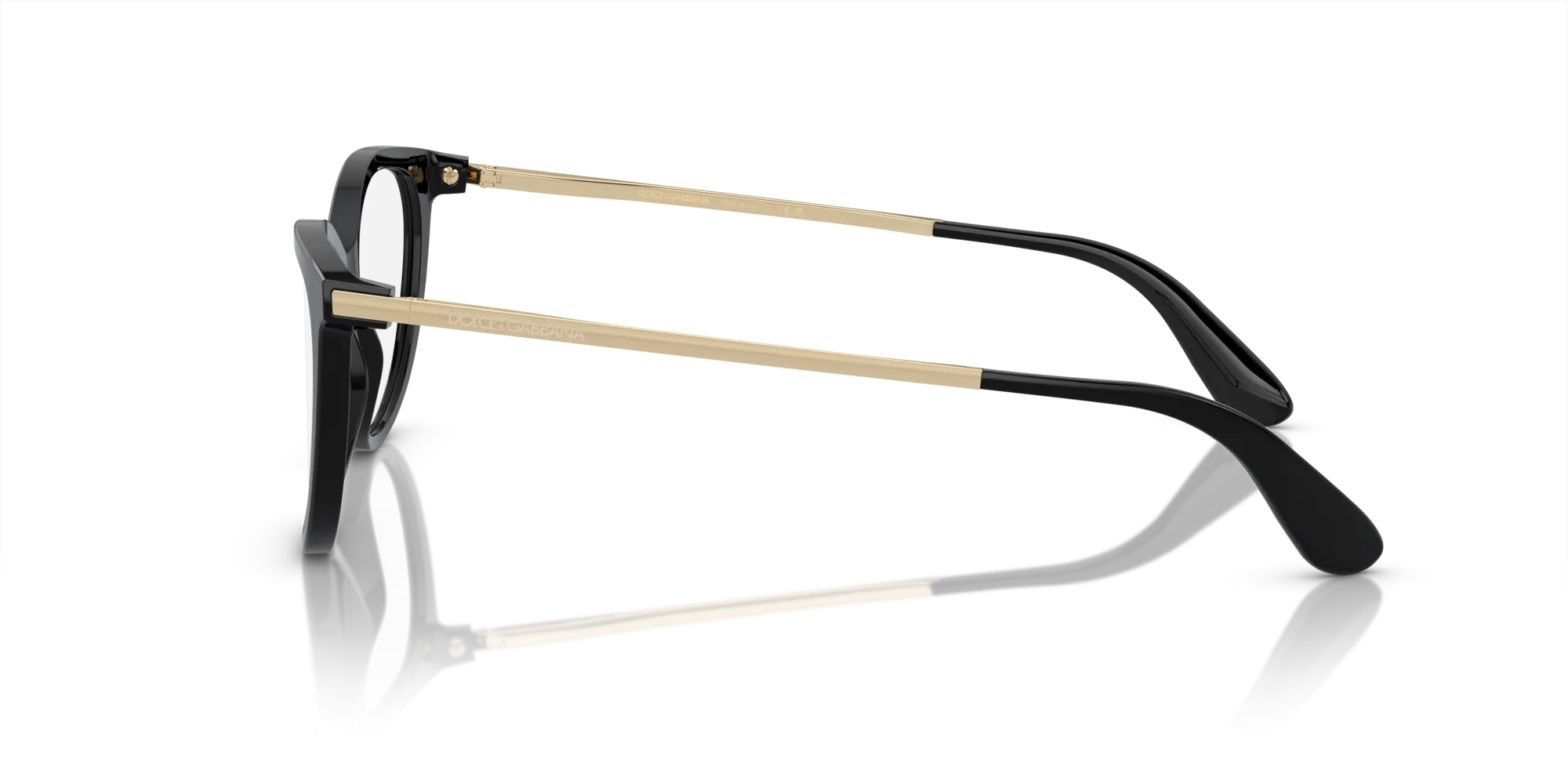 Dolce & Gabbana DG3258 501 Montature da vista Acetato Nero Farfalla Normale - immagine 4