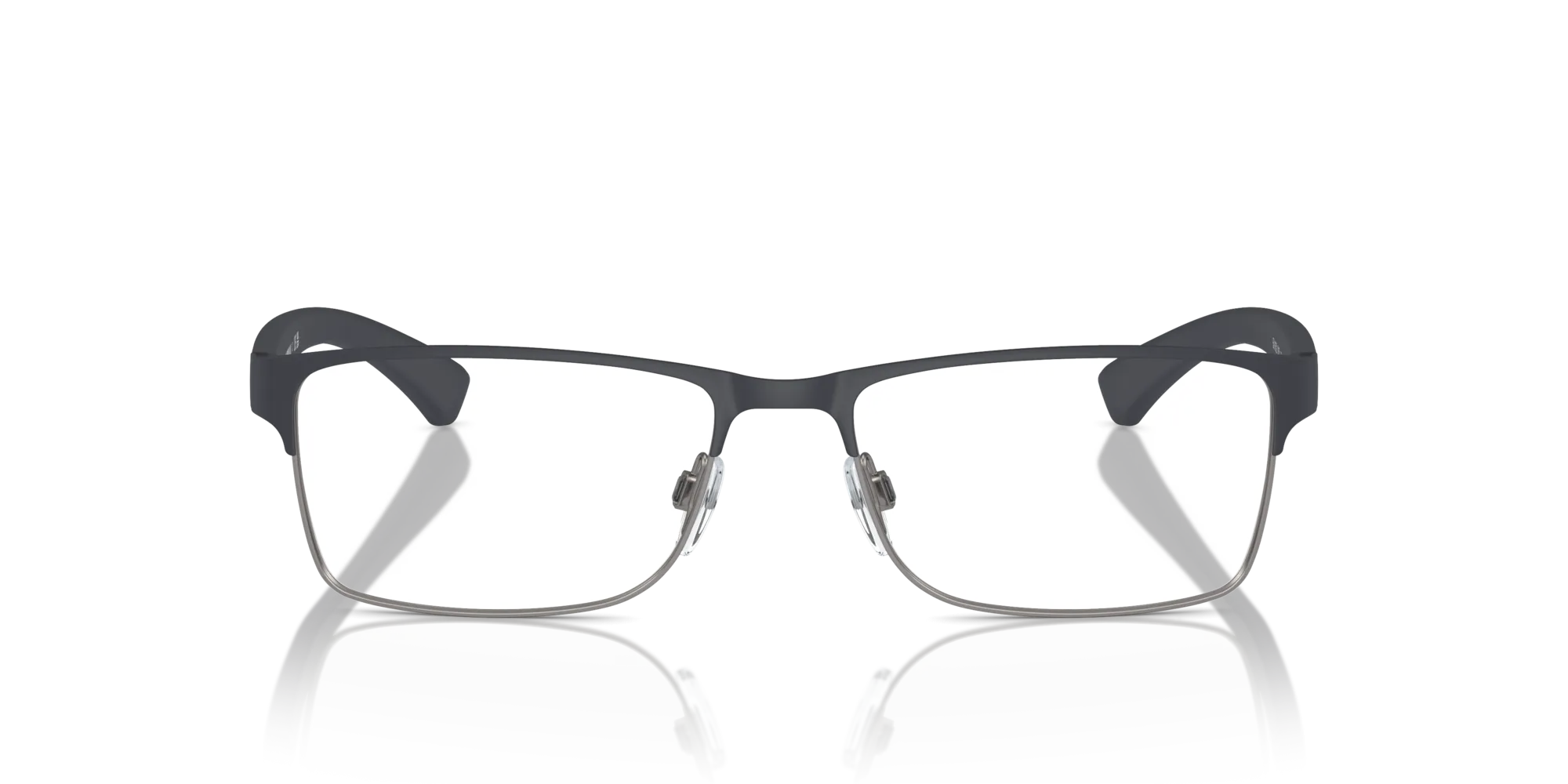 Emporio Armani EA1052 3155 Montature da vista Metallo Blu Trasparente Squadrata Normale - immagine 3
