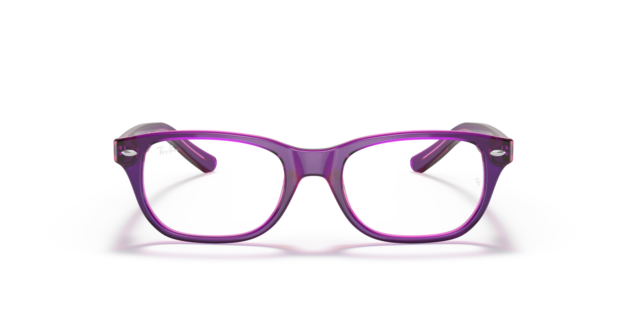 Ray - Ban RY1555 3666 Montature da vista Acetato Viola Squadrata - immagine 3