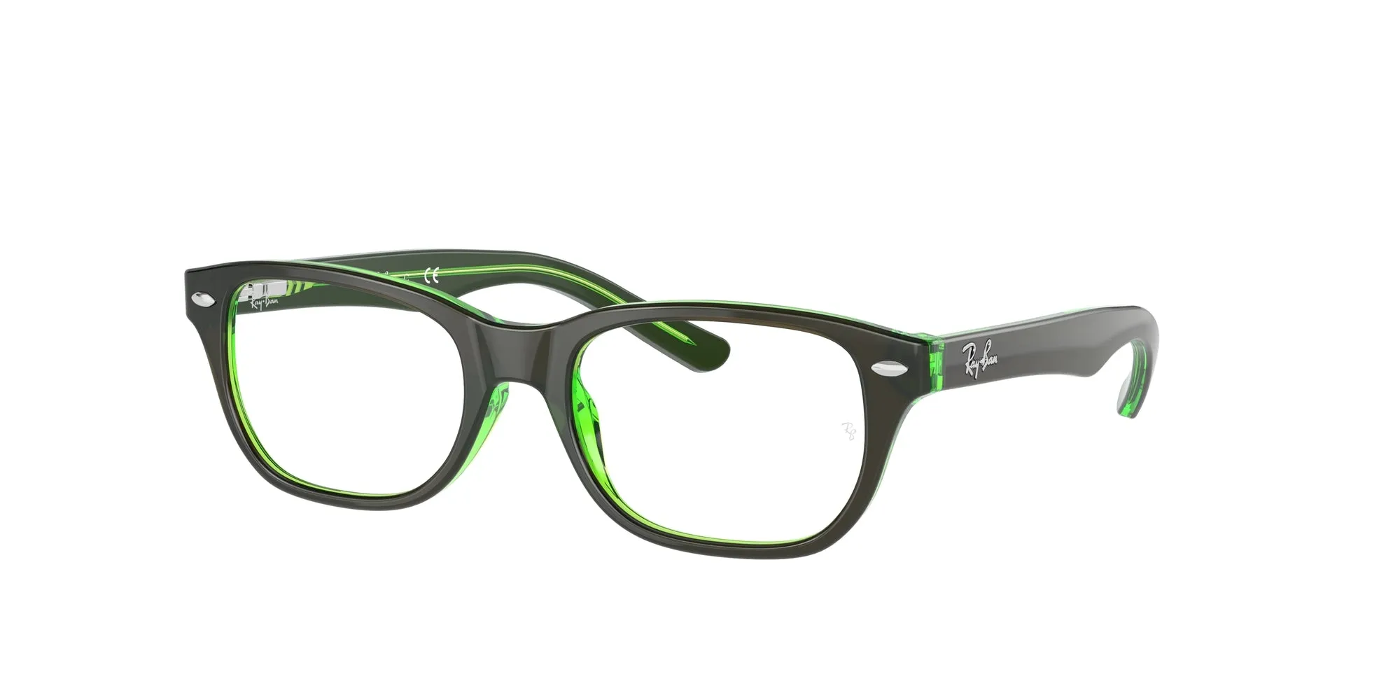 Ray - Ban RY1555 3665 Montature da vista Acetato Marrone Squadrata - immagine 1