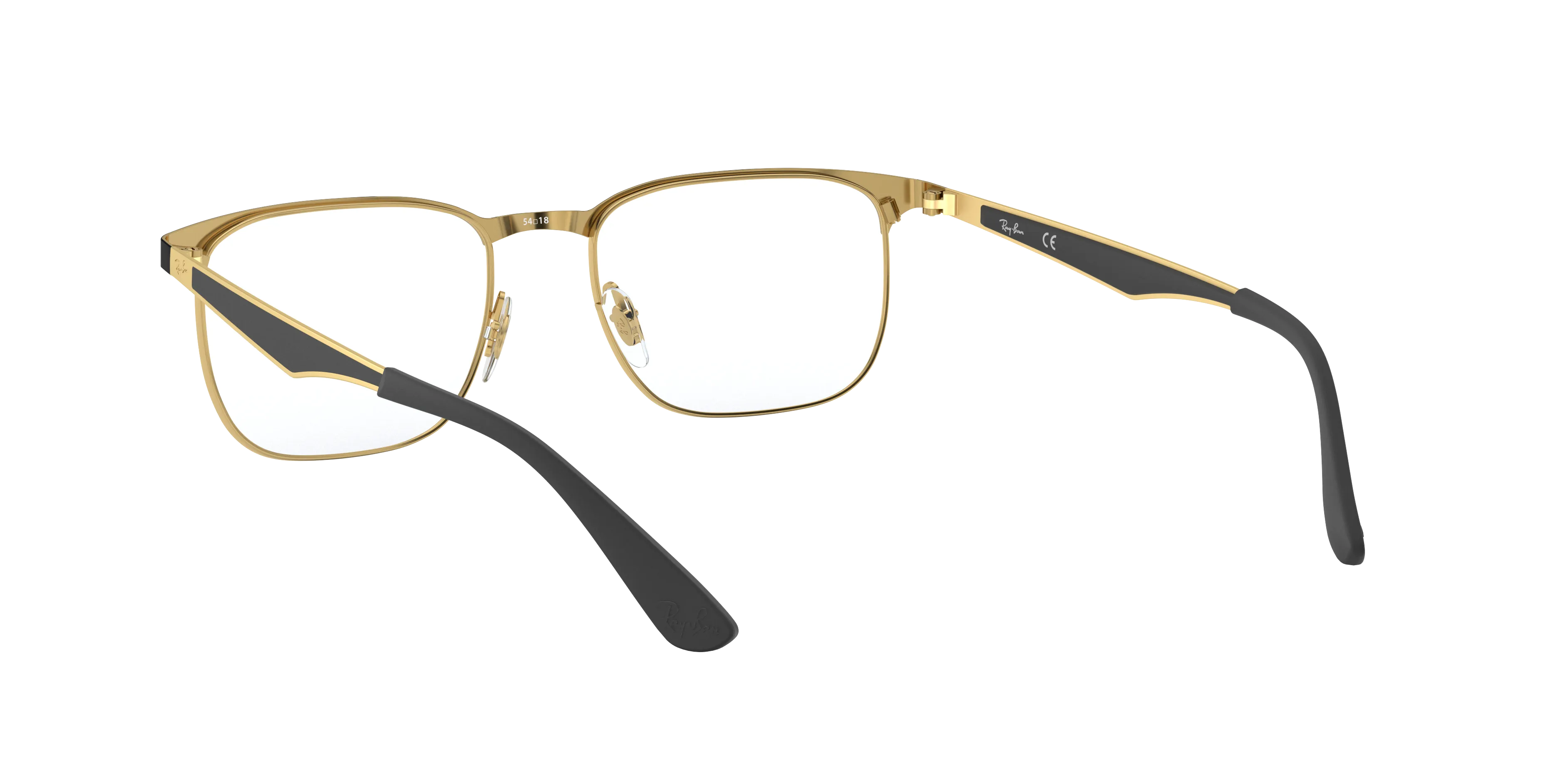 Ray - Ban RX6363 2890 Montature da vista Metallo Nero Trasparente Squadrata Normale - immagine 4