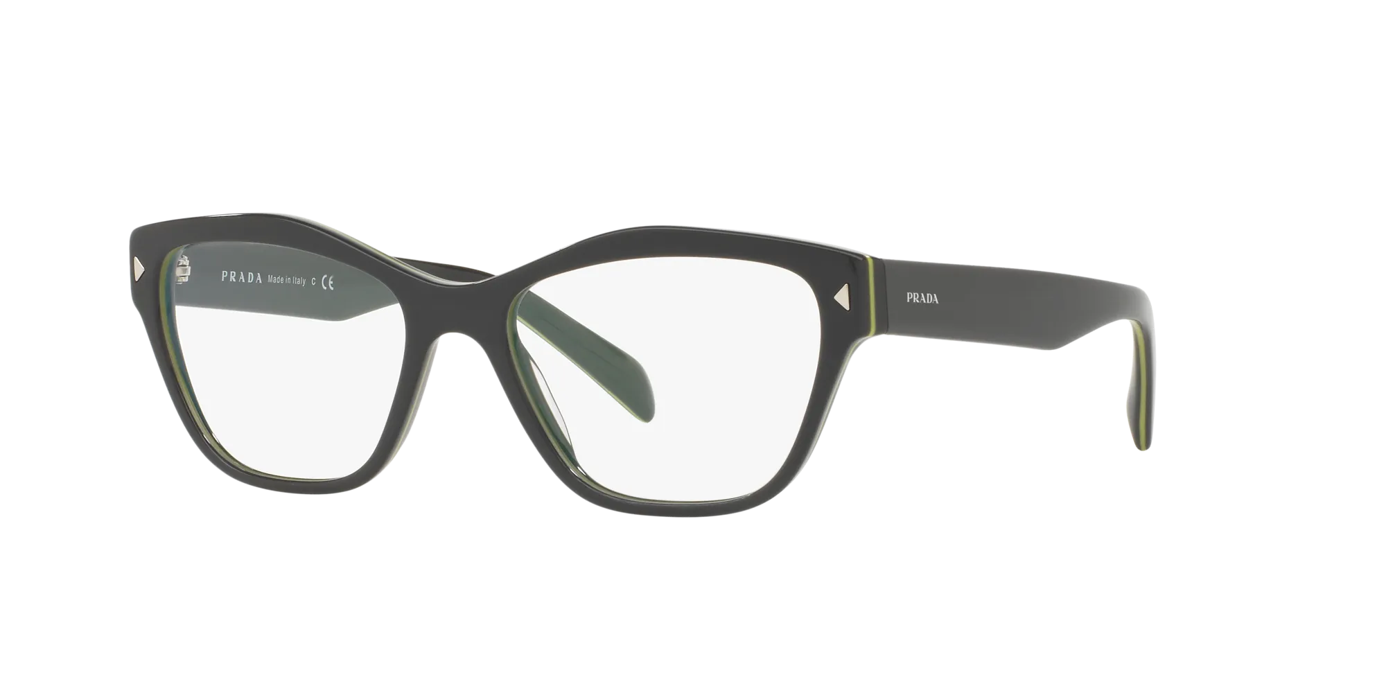 Prada PR 27SV UR01O1 Montature da vista outlet Plastica Grigio Cat Eye - immagine 1
