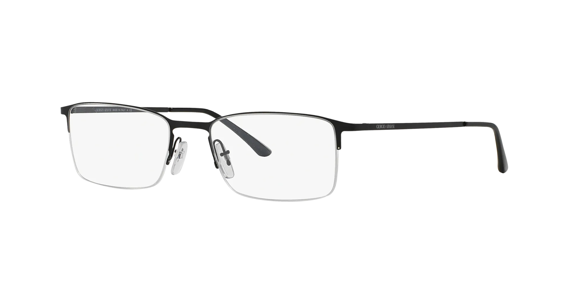 Giorgio Armani AR5010 3001 Montature da vista Acciaio Nero Squadrata Normale - immagine 1