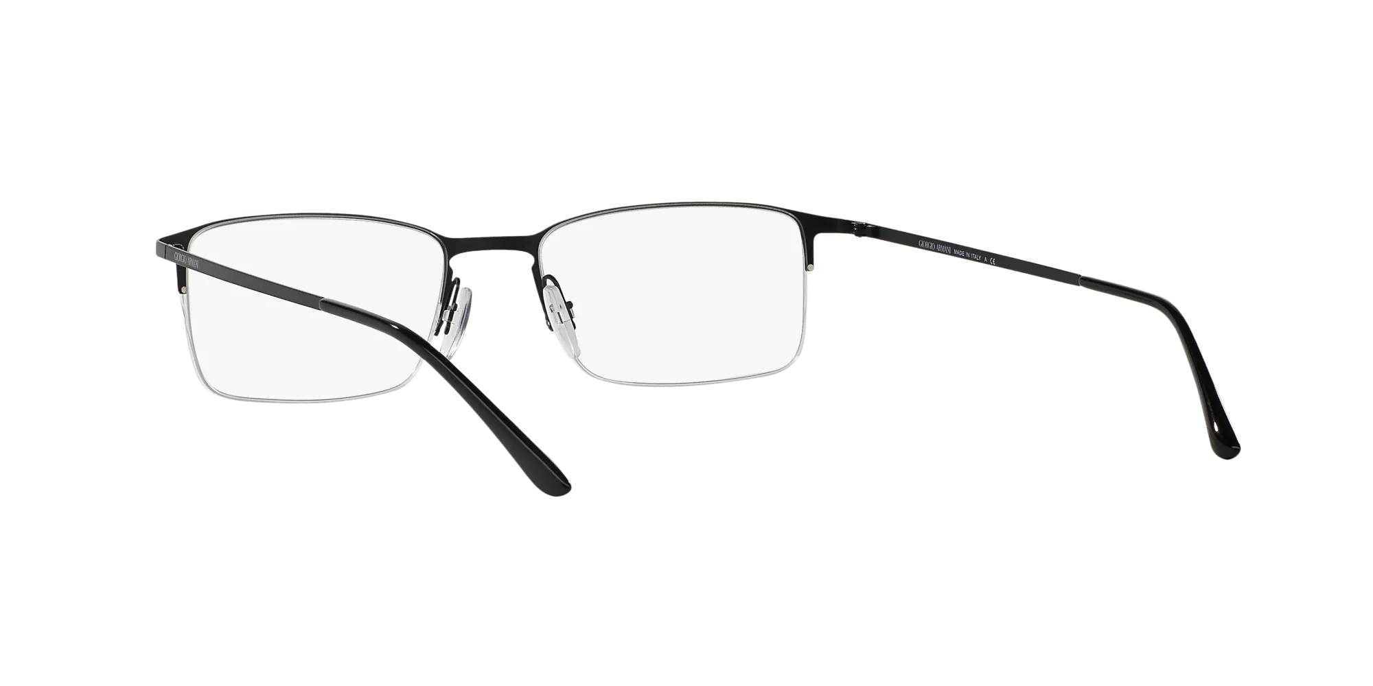 Giorgio Armani AR5010 3001 Montature da vista Acciaio Nero Squadrata Normale - immagine 4