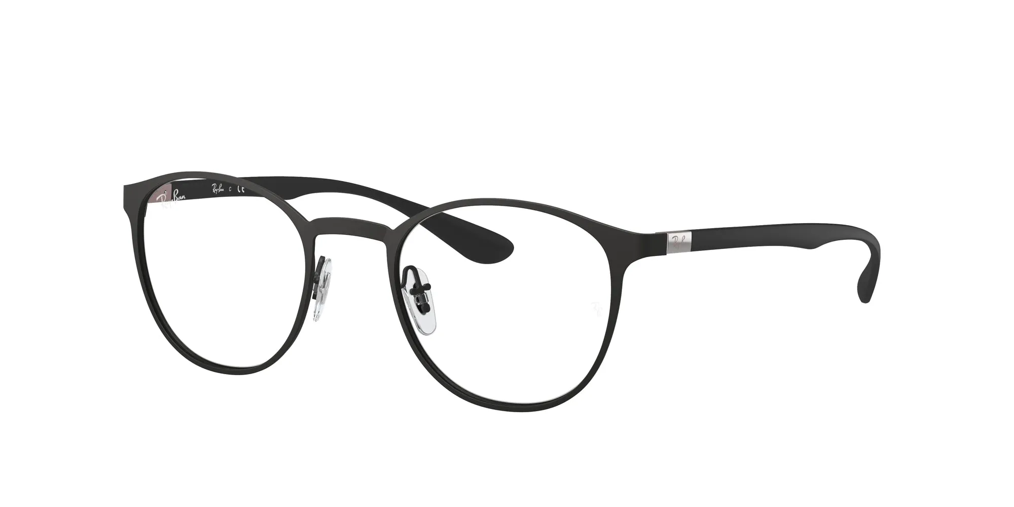Ray - Ban RX6355 2503 Montature da vista Metallo Nero Trasparente Pantos Normale - immagine 1