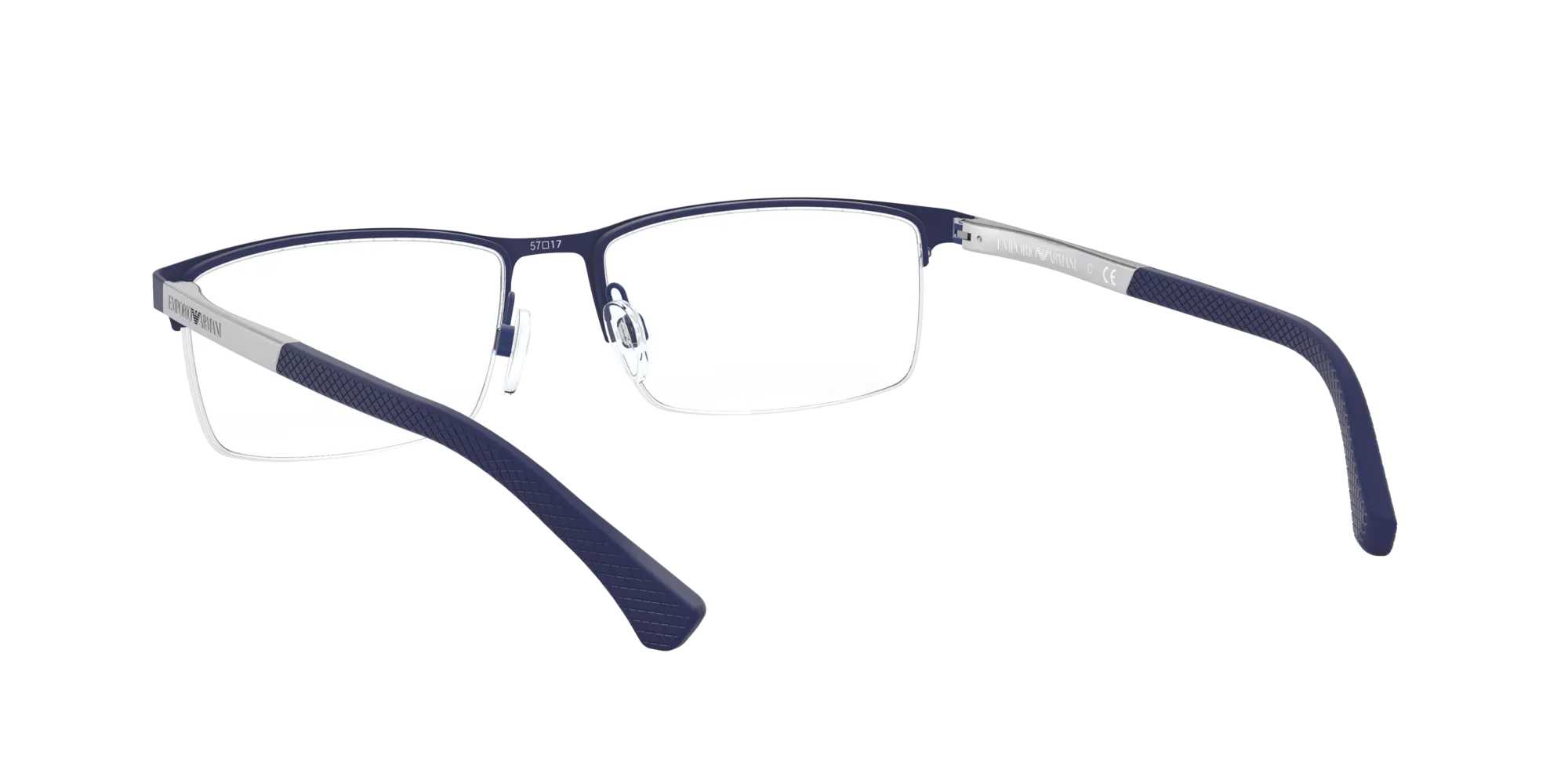 Emporio Armani EA1041 3131 Montature da vista Metallo Blu Squadrata Normale - immagine 4