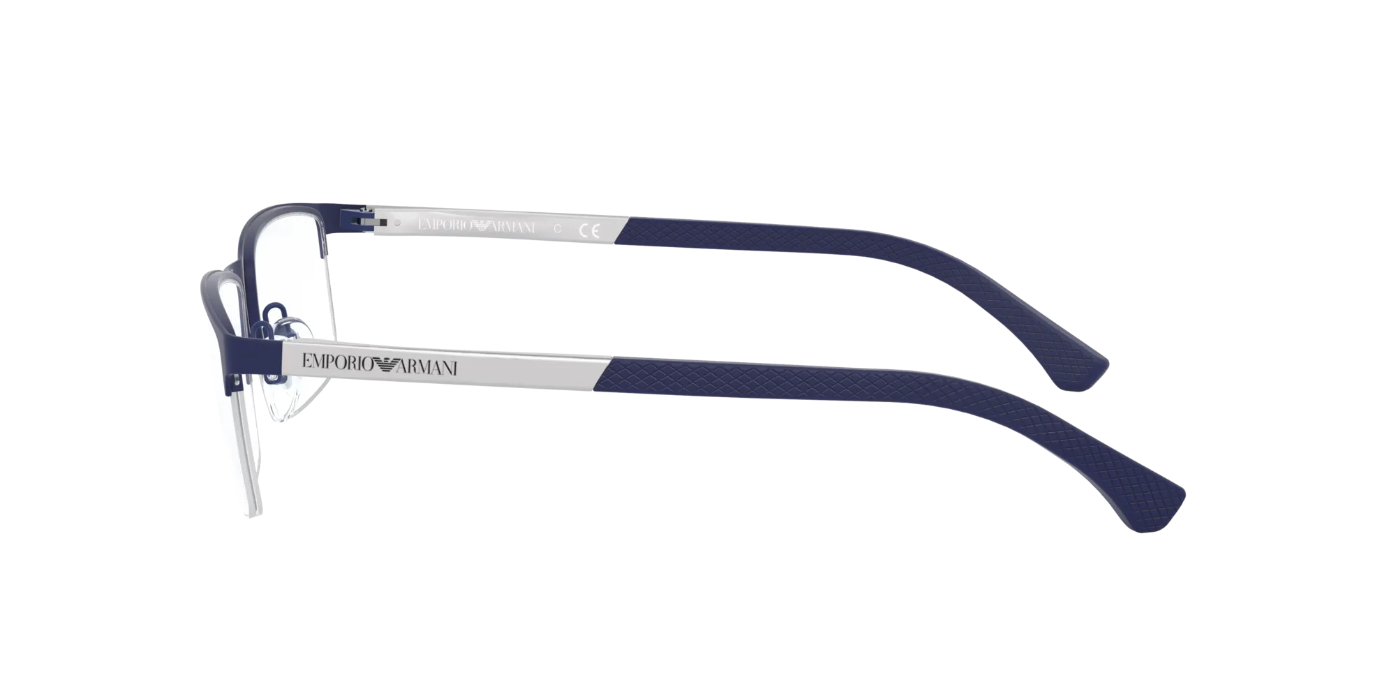 Emporio Armani EA1041 3131 Montature da vista Metallo Blu Squadrata Normale - immagine 3