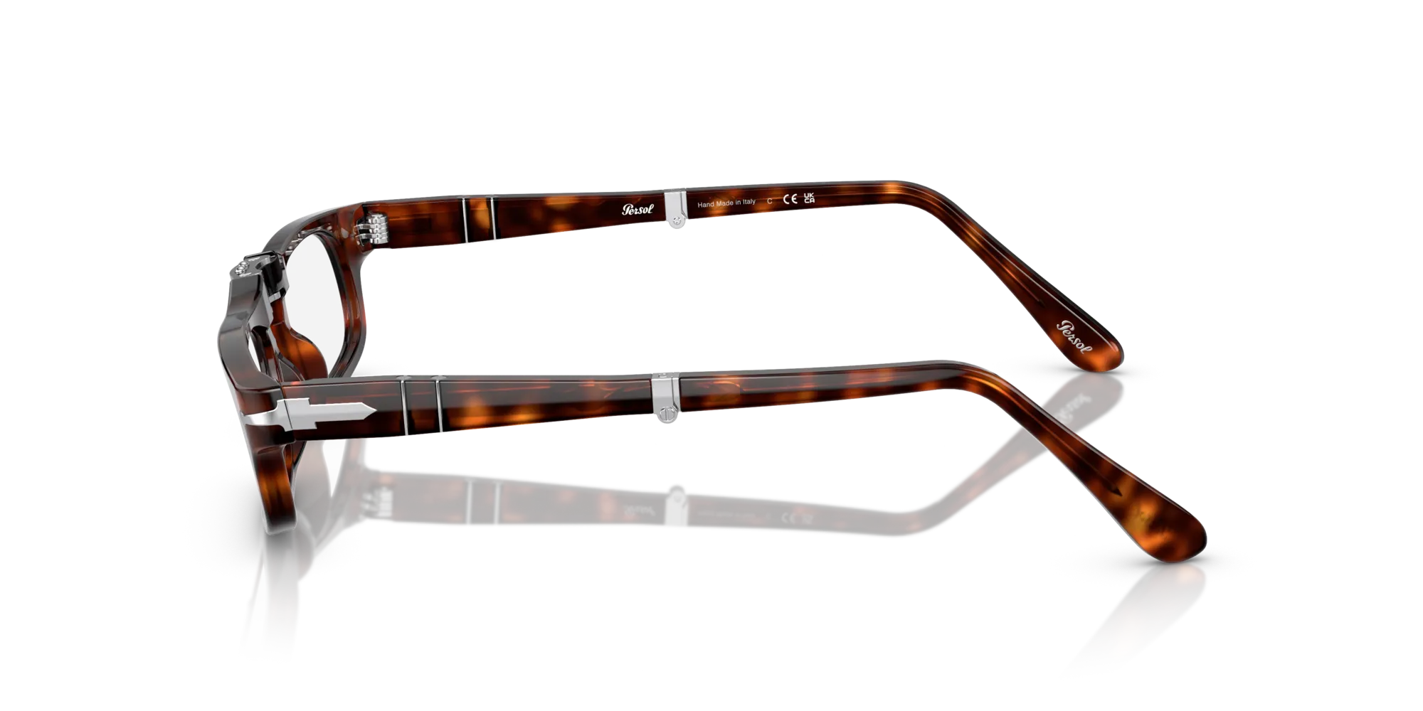 Persol PO2886V 24 Montature da vista Acetato Tartaruga Trasparente Squadrata Normale - immagine 4