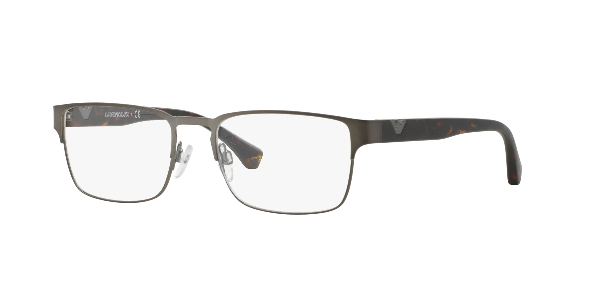 Emporio Armani EA1027 3003 Montature da vista Metallo Grigio Squadrata Normale - immagine 1
