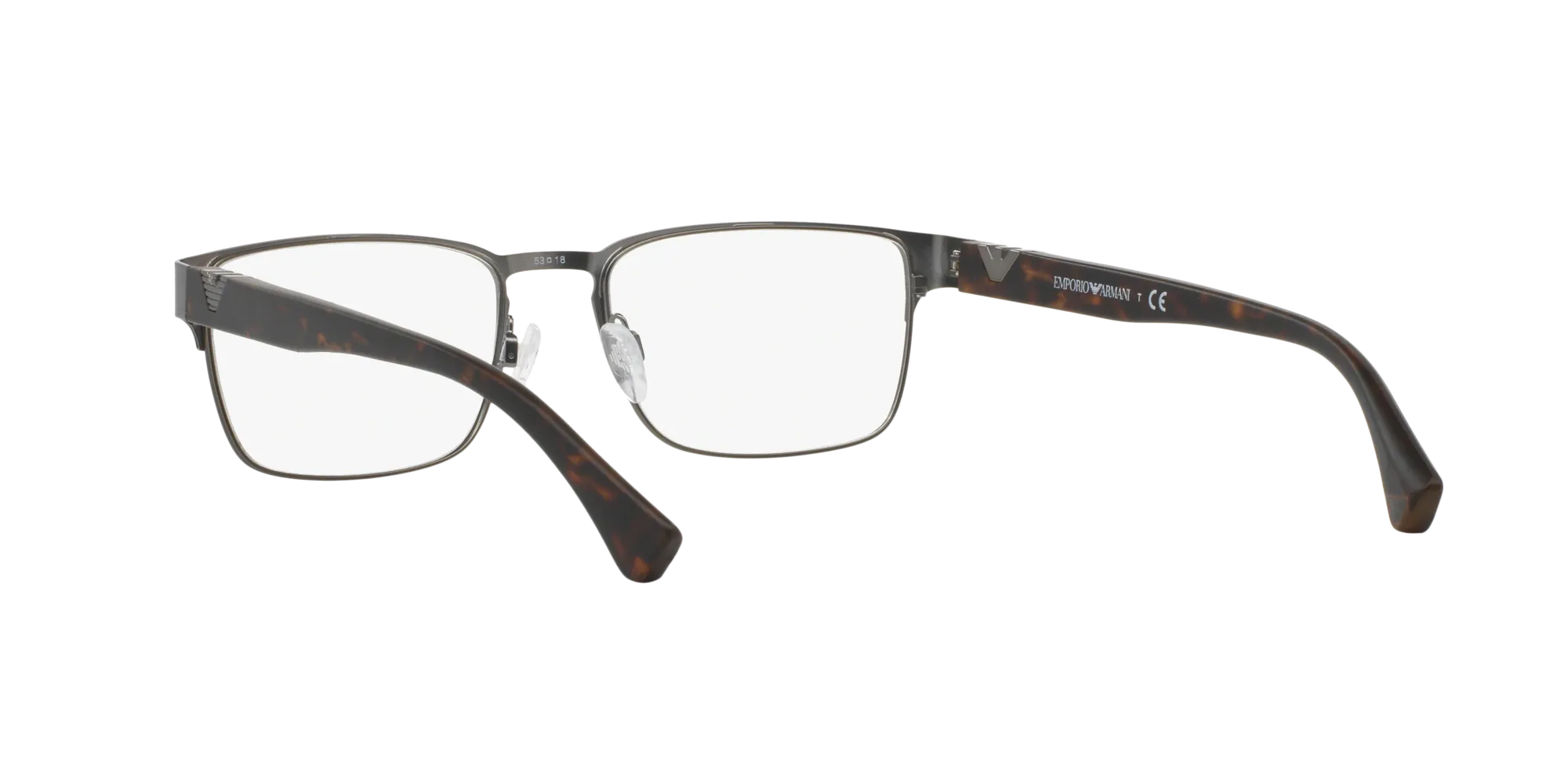 Emporio Armani EA1027 3003 Montature da vista Metallo Grigio Squadrata Normale - immagine 4