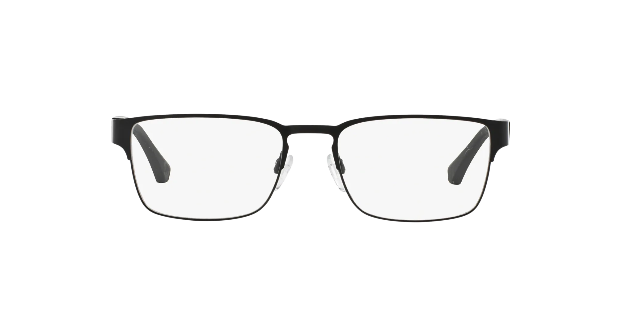 Emporio Armani EA1027 3001 Montature da vista Metallo Nero Squadrata Normale - immagine 2