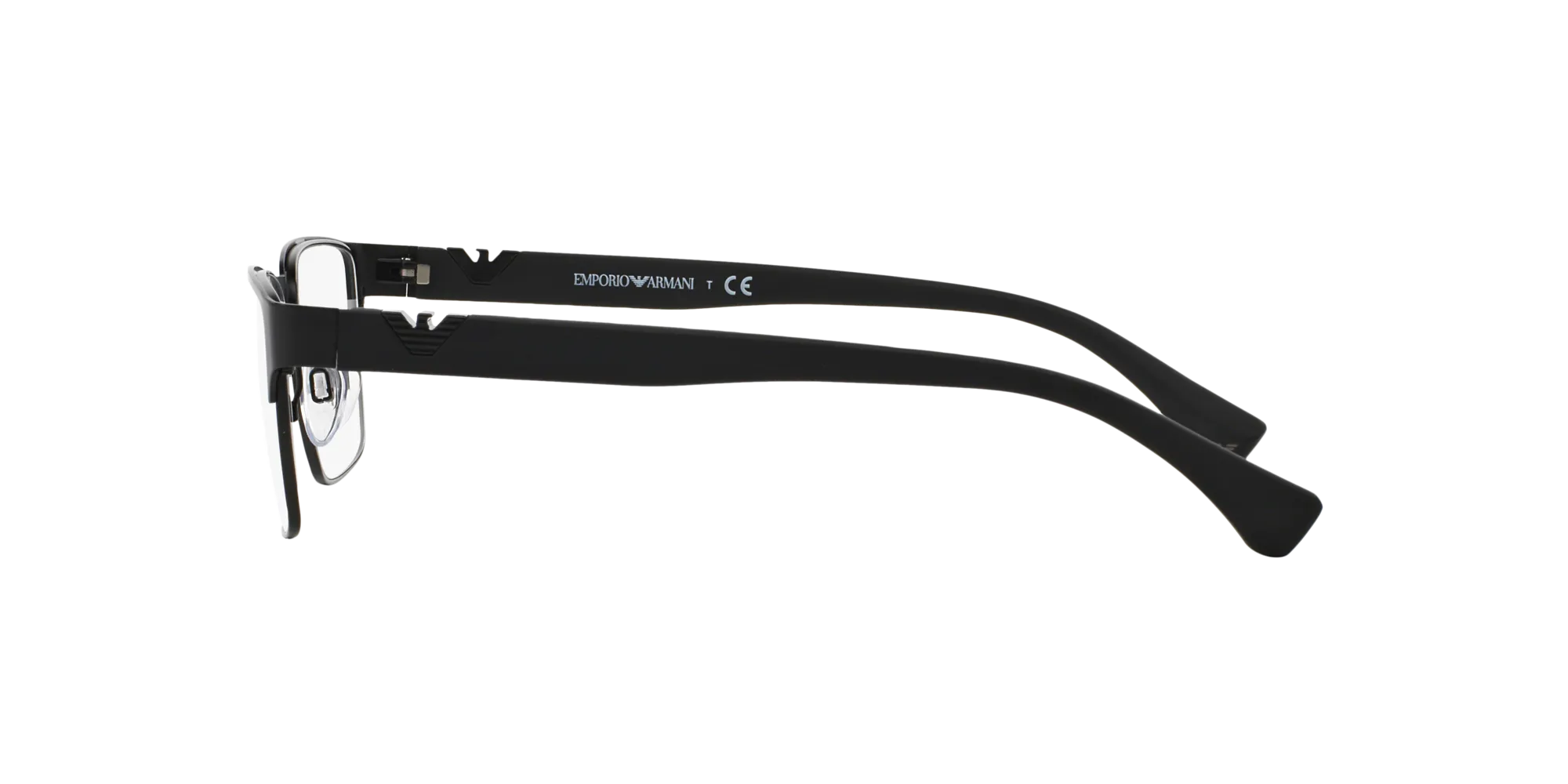 Emporio Armani EA1027 3001 Montature da vista Metallo Nero Squadrata Normale - immagine 3