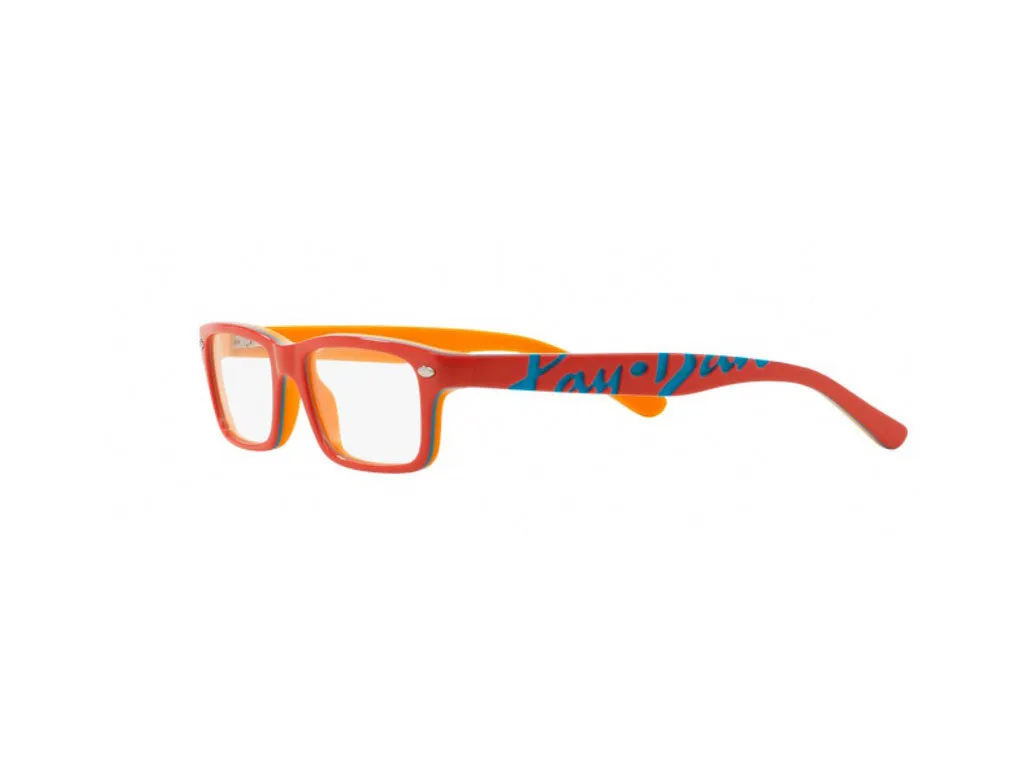 Ray - Ban RY1535 3599 Montature da vista bambino Plastica Arancione Squadrata - immagine 3