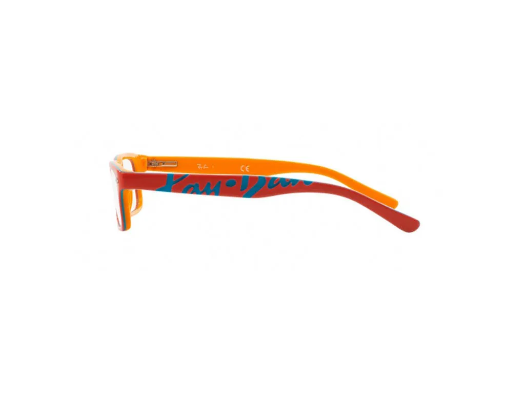 Ray - Ban RY1535 3599 Montature da vista bambino Plastica Arancione Squadrata - immagine 4