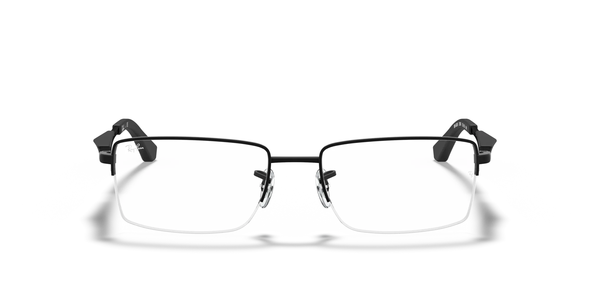 Ray - Ban RX6285 2503 Montature da vista Metallo Nero Trasparente Squadrata Normale - immagine 3