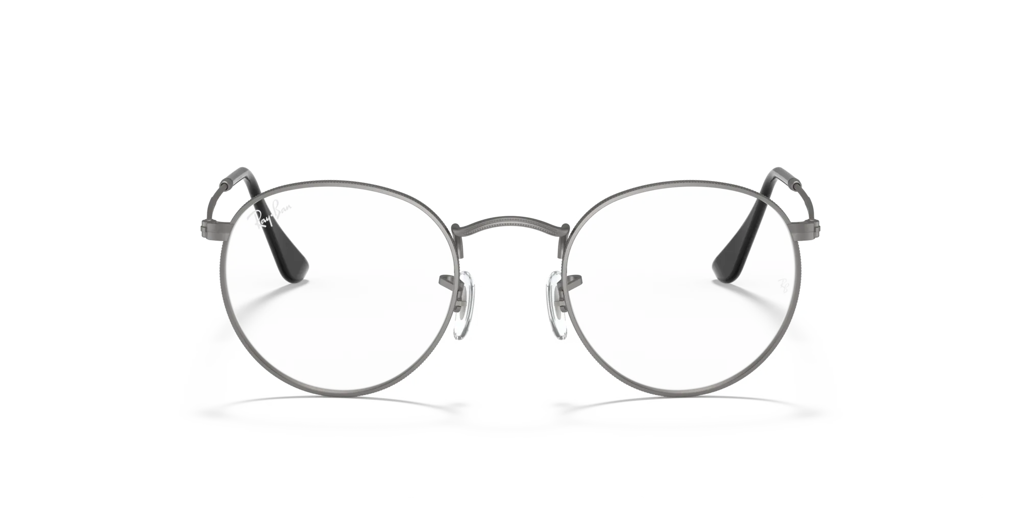 Ray - Ban RX3447V ROUND METAL 2620 Montature da vista Metallo Grigio Trasparente Rotonda Normale - immagine 3
