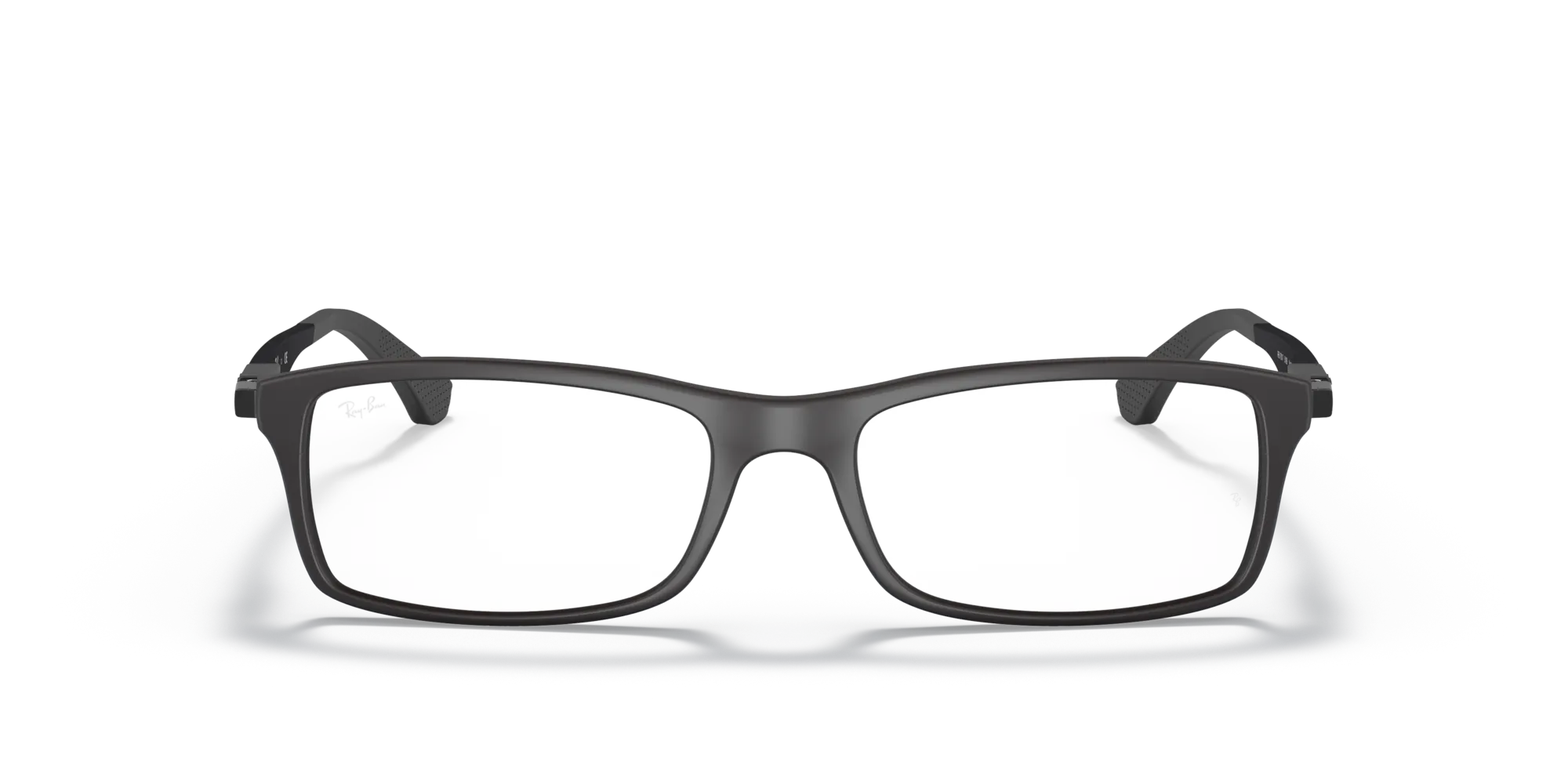 Ray - Ban RX7017 5196 Montature da vista Iniettato Nero Trasparente Squadrata Normale - immagine 3