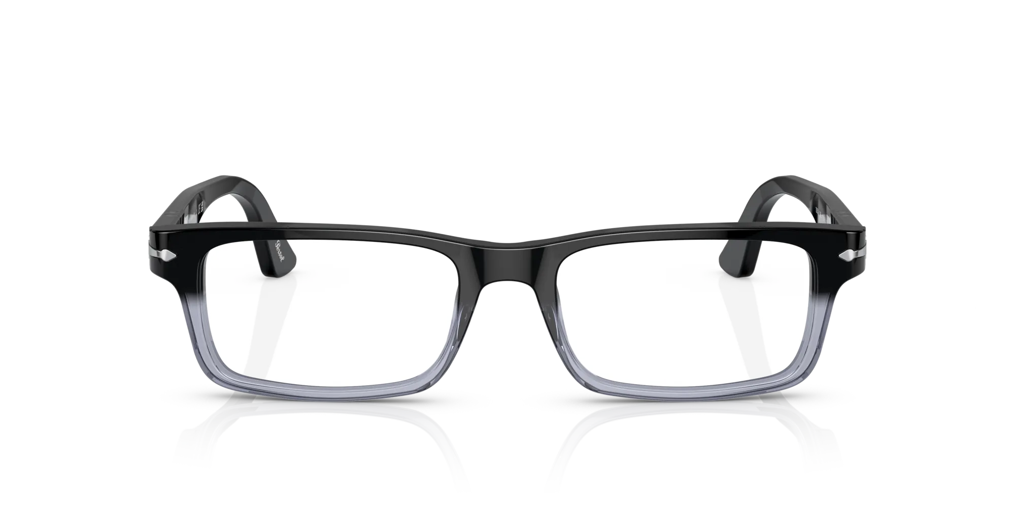 Persol PO3050V 966 Montature da vista Acetato Nero Trasparente Squadrata Normale - immagine 3